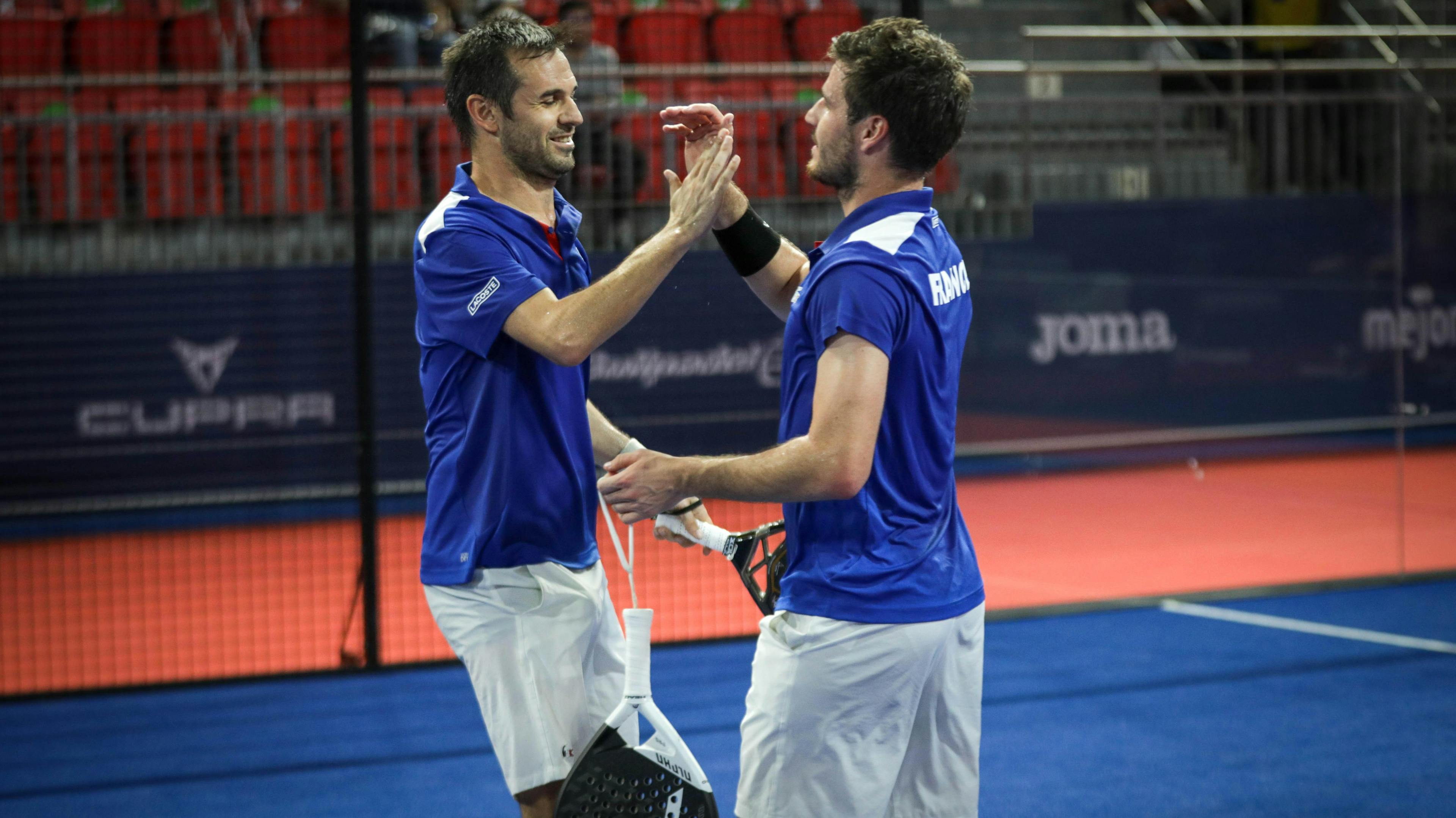 Benjamin Tison et Johan Bergeron ont offert le premier point à la France dans ce quart.