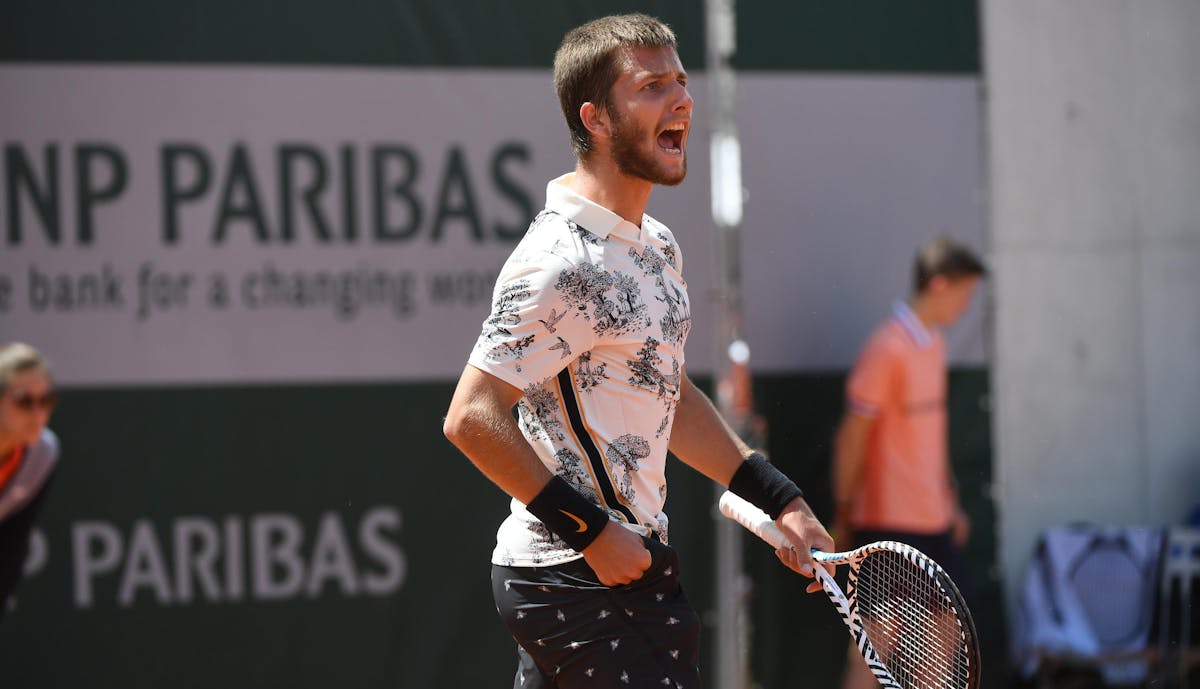 Corentin Moutet : &quot;Jouer avec mes points forts&quot; | Fédération française de tennis