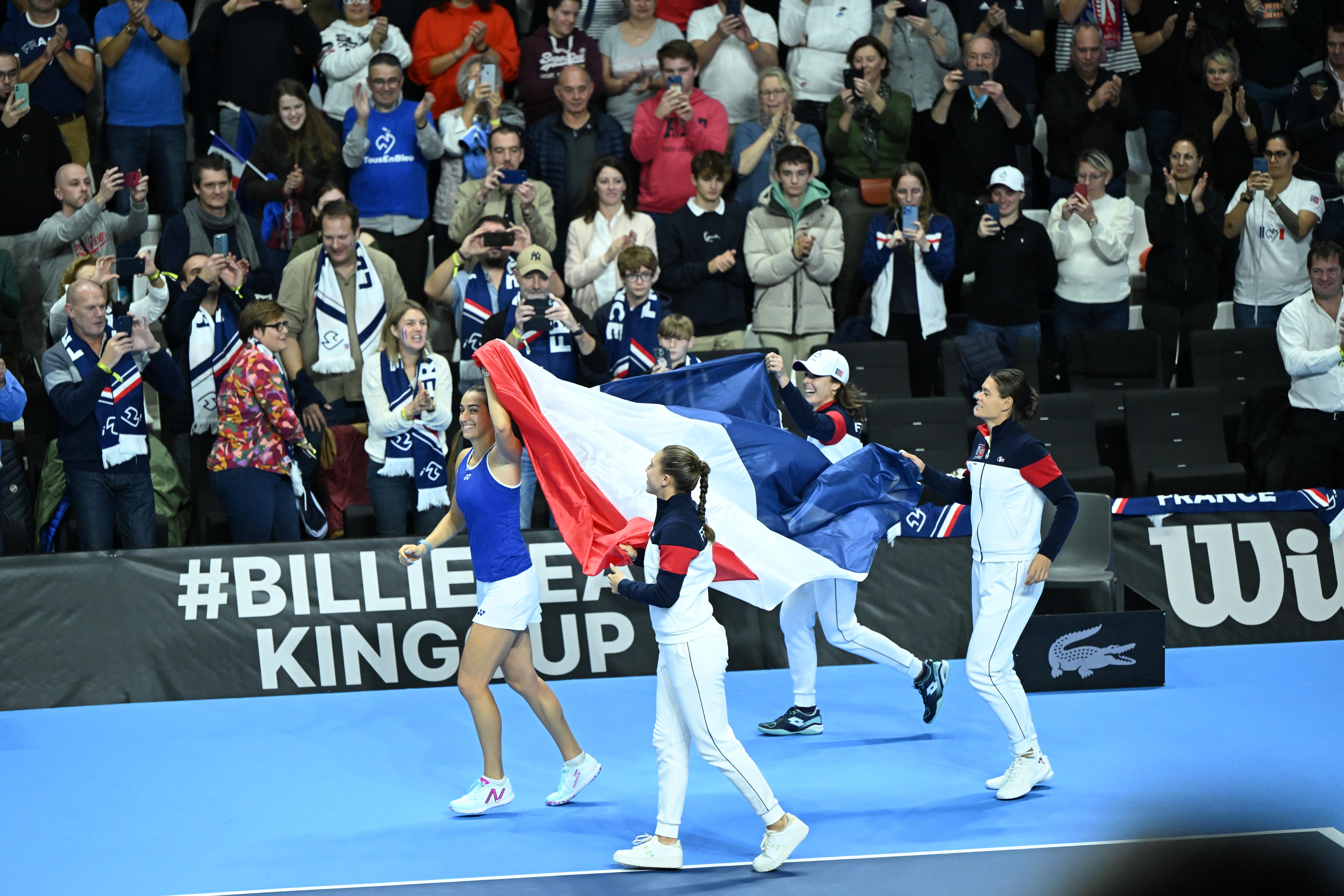 Billie Jean King Cup 2023 : choc d'outre-Manche pour les Bleues