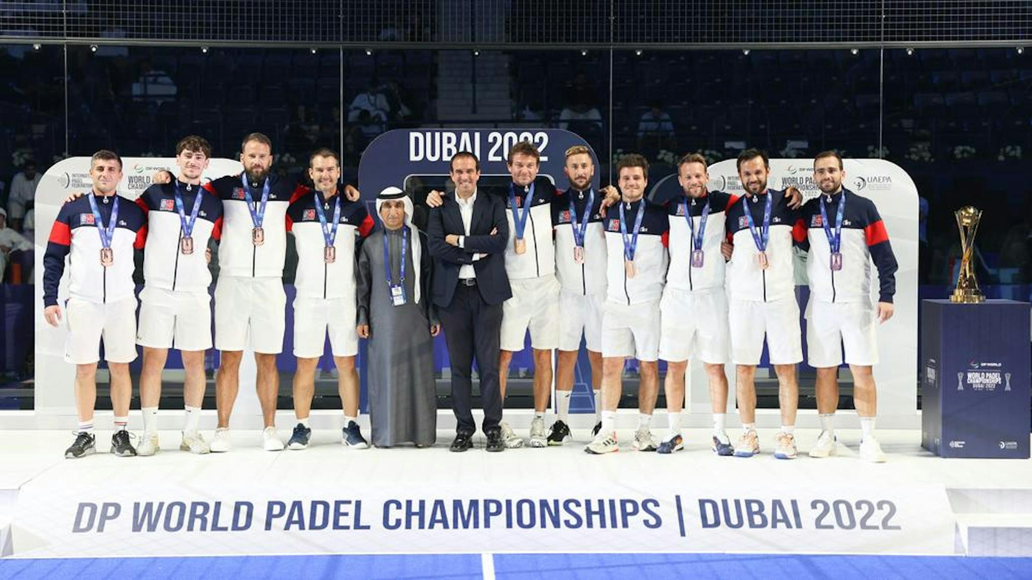 Les Bleus médaillés de bronze à Dubaï.