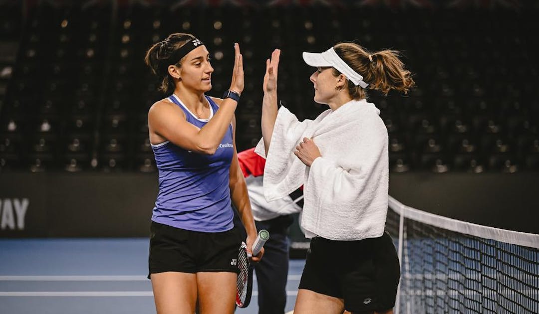 GB-France : Garcia et Cornet, premiers de cordée | Fédération française de tennis