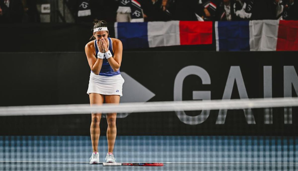 Caroline Garcia : "Il a fallu aller chercher ce point !" | Fédération française de tennis