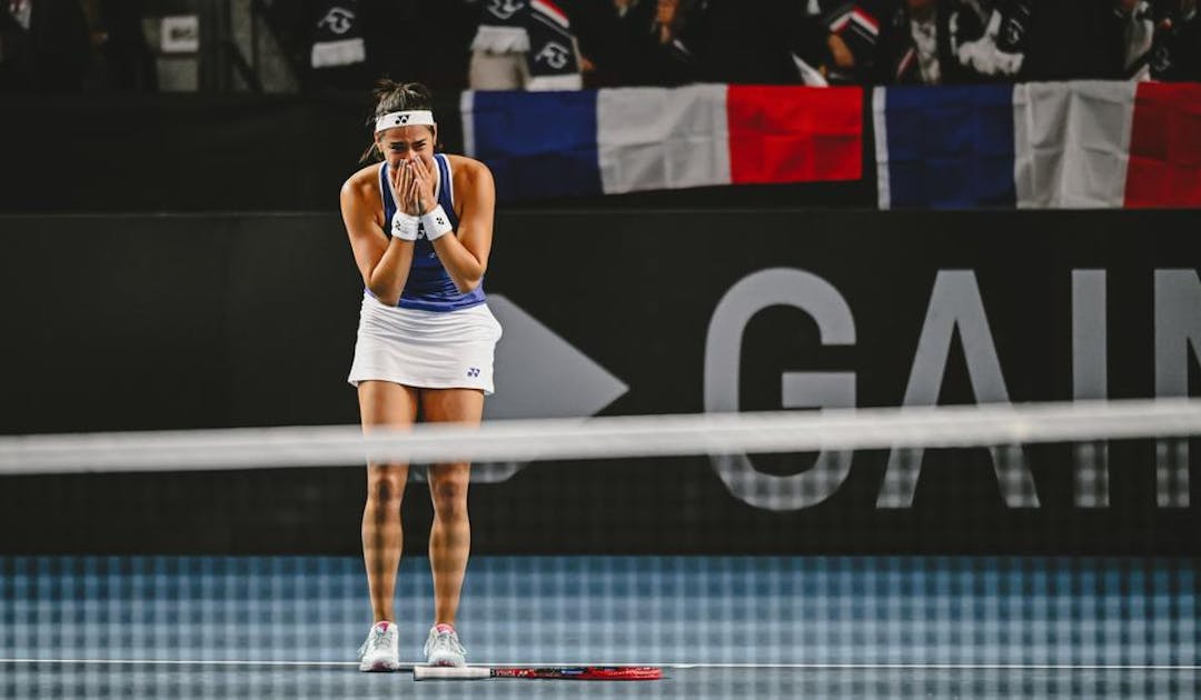 Caroline Garcia : "Il a fallu aller chercher ce point !" | Fédération française de tennis
