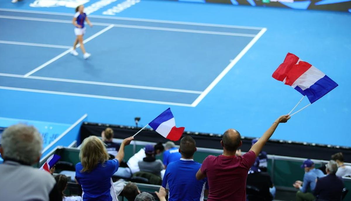 Phase qualificative Billie Jean King Cup 2022 : les Bleues face aux Italiennes | Fédération française de tennis