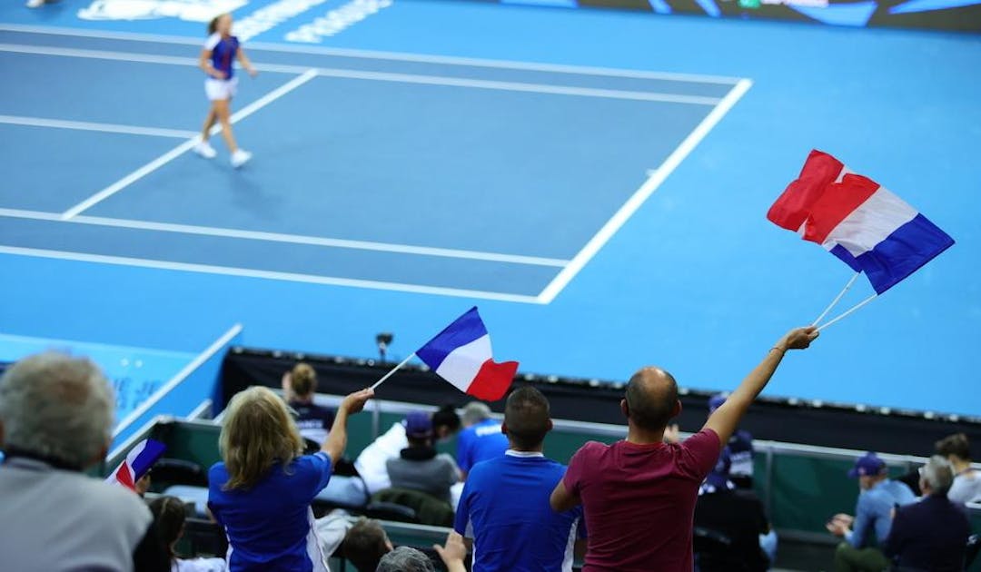 Phase qualificative Billie Jean King Cup 2022 : les Bleues face aux Italiennes | Fédération française de tennis