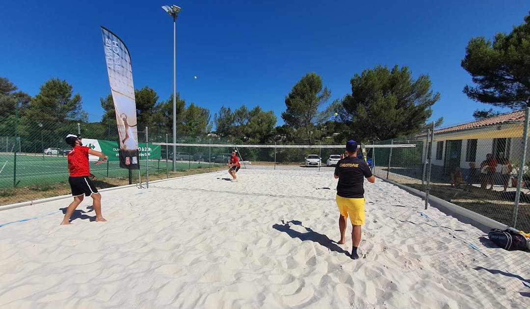 Carré beach : spectacle et convivialité en PACA | Fédération française de tennis