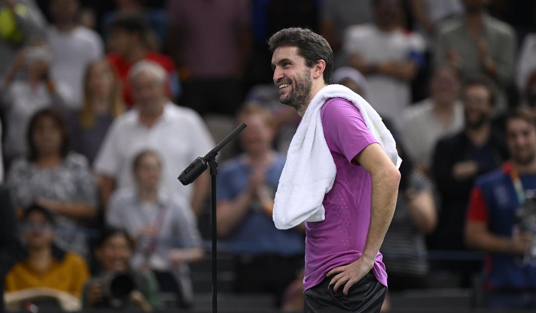 Gilles Simon : "Heureux, fatigué, ému" | Fédération française de tennis