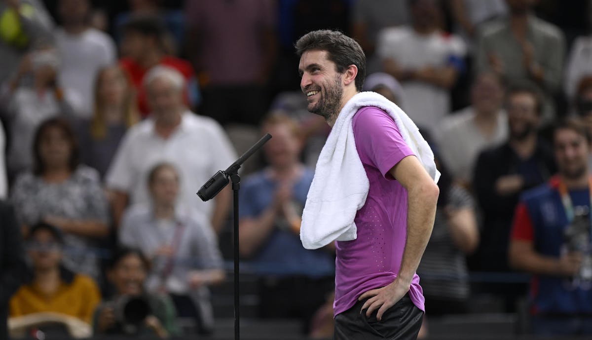 Gilles Simon : "Heureux, fatigué, ému" | Fédération française de tennis