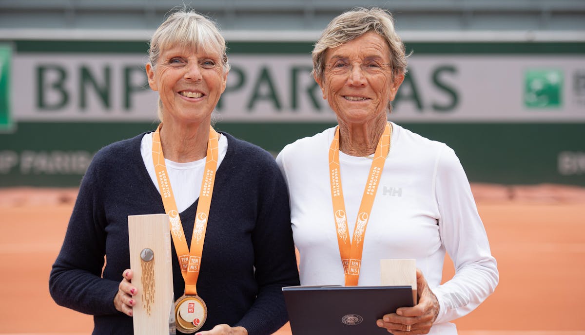 Championnats de France 75 ans dames : Goulard brille entre les gouttes | Fédération française de tennis