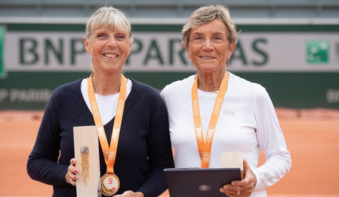 Championnats de France 75 ans dames : Goulard brille entre les gouttes | Fédération française de tennis