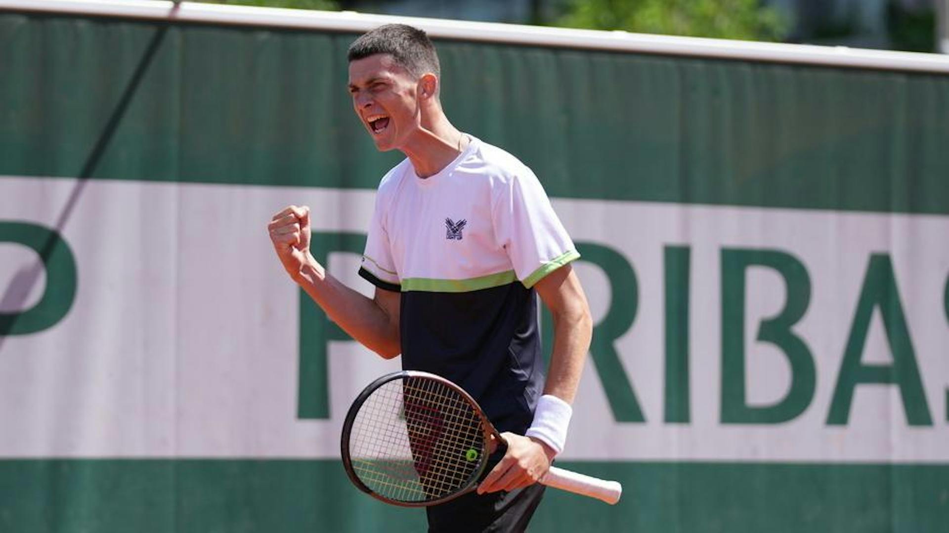 Antoine Ghibaudo, très convaincant chez les juniors l'an passé, fait ses armes sur le circuit pro désormais.