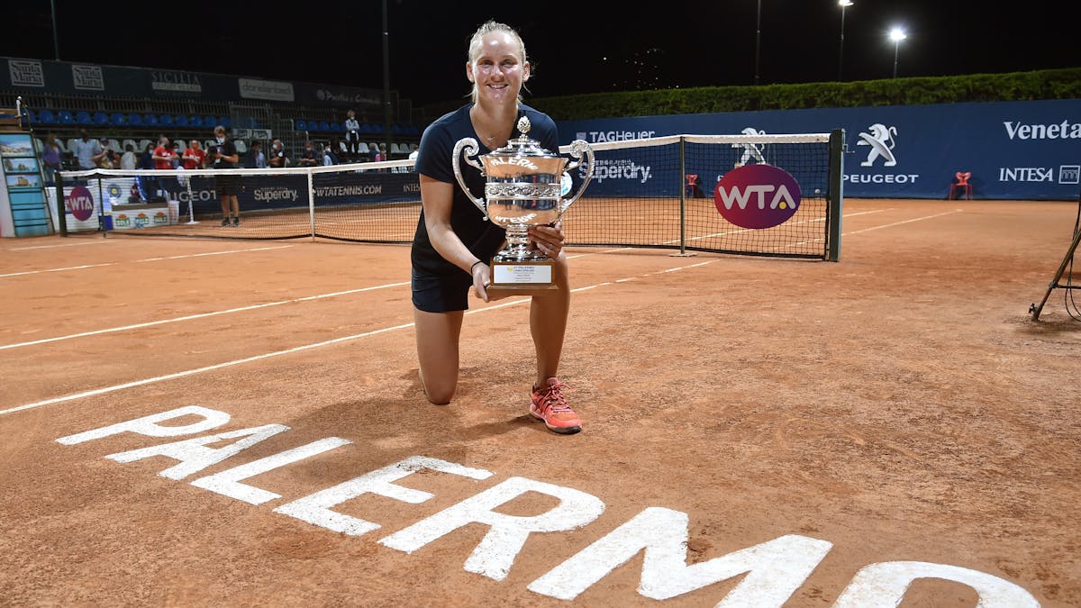 Fiona Ferro s'impose au tournoi de Palerme | Fédération française de tennis