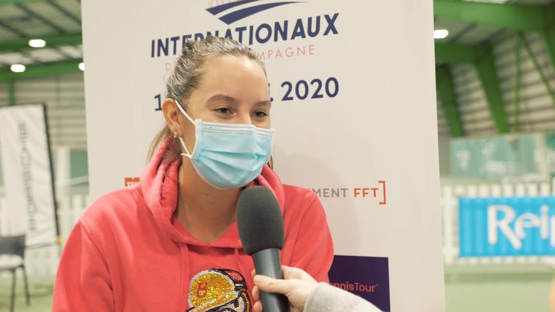Océane Dodin, l'interview sur FFT TV | Fédération française de tennis