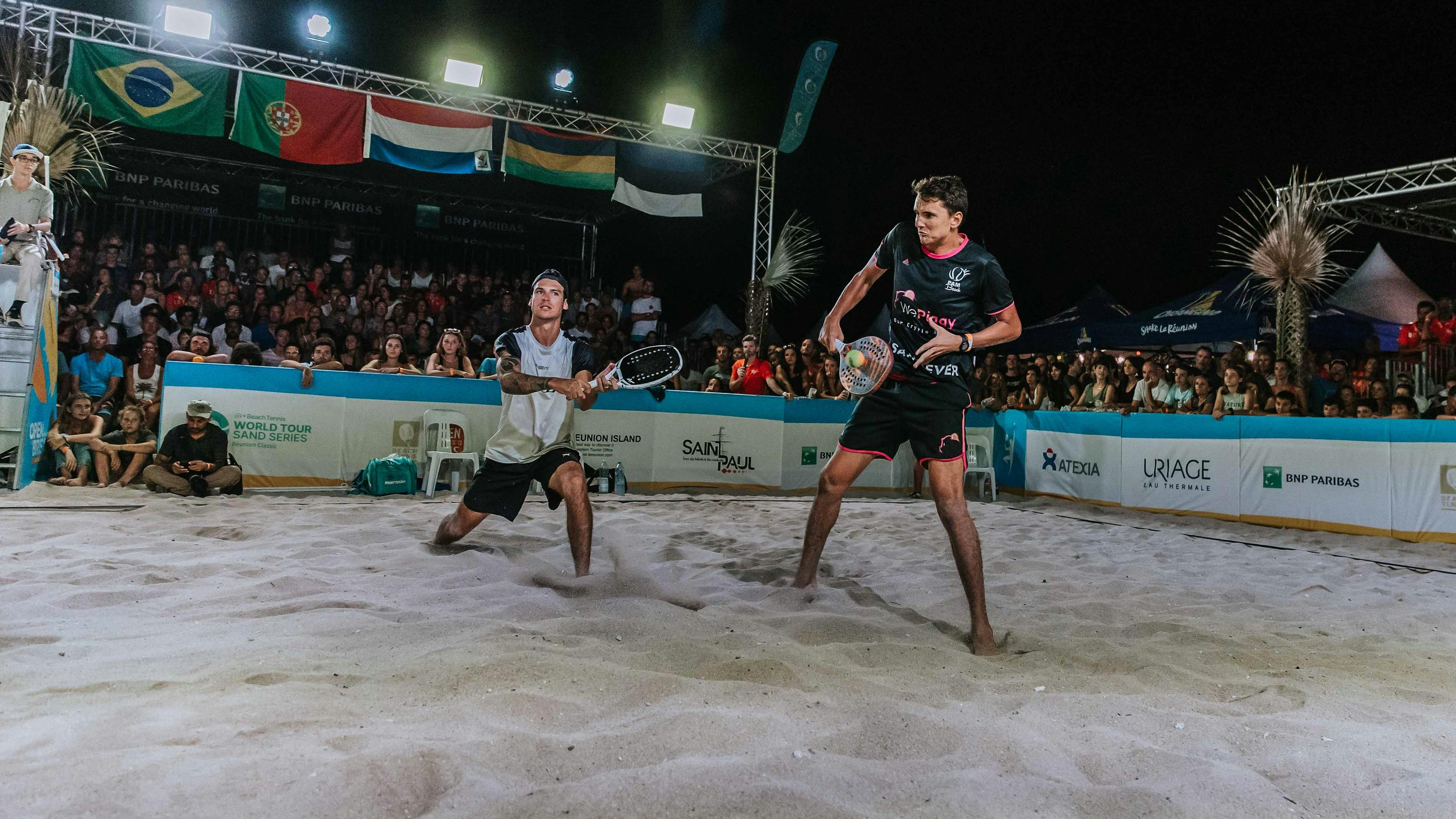 Mattia Spoto et Nicolas Gianotti en finale de l'Open des Brisants 2022.