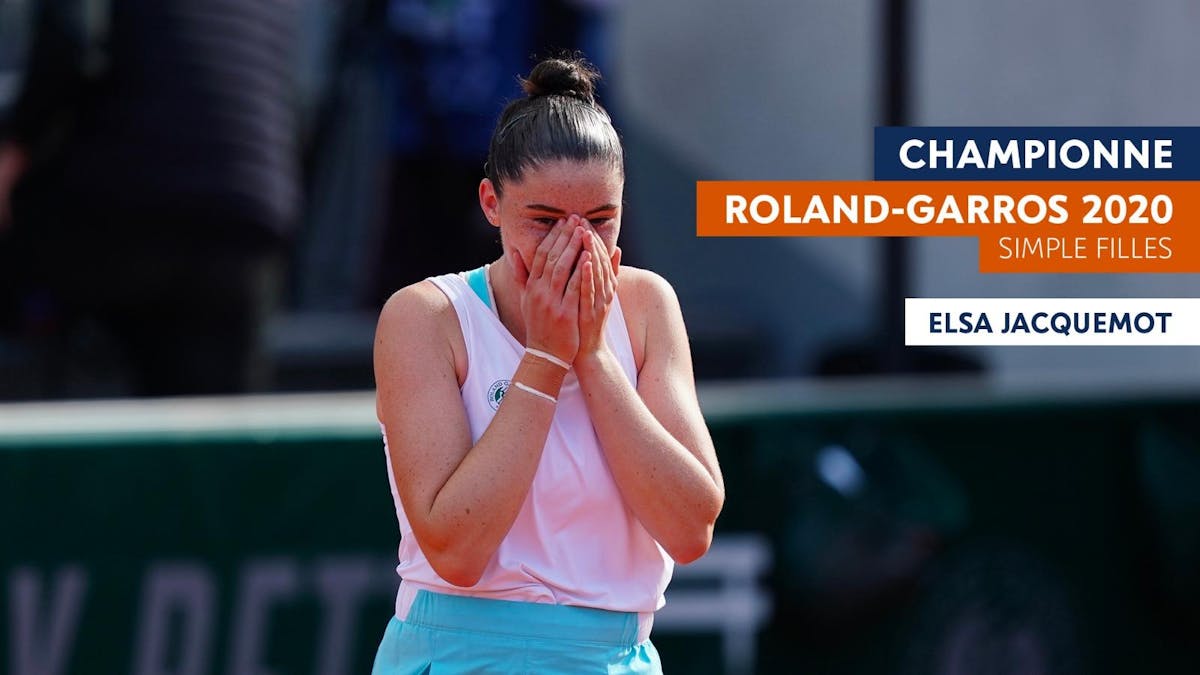 Elsa Jacquemot, championne de Roland-Garros juniors | Fédération française de tennis