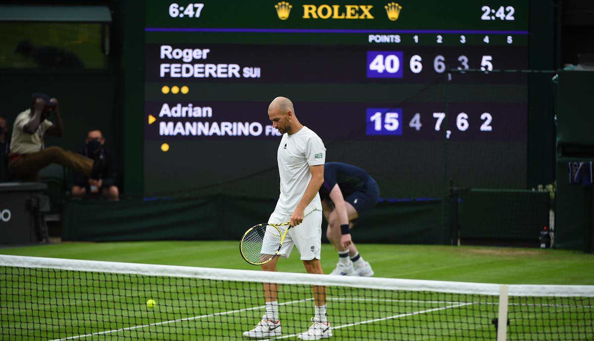 Wimbledon, deuxième jour : Adrian Mannarino abandonne contre Roger Federer | Fédération française de tennis