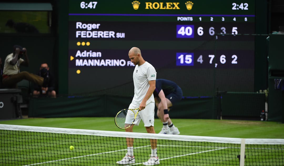 Wimbledon, deuxième jour : Adrian Mannarino abandonne contre Roger Federer | Fédération française de tennis