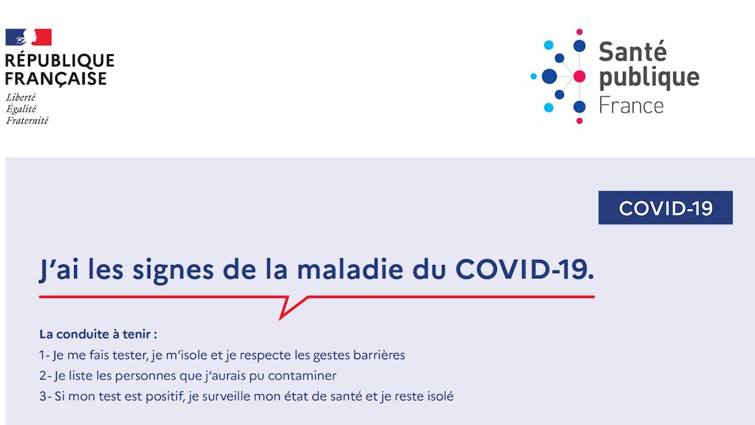 Covid-19 : test positif, comment faire ? | Fédération française de tennis
