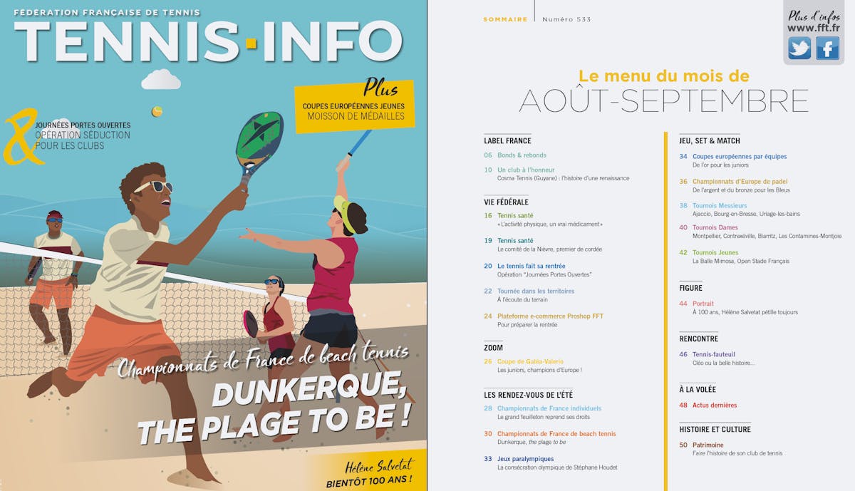 Découvrez le Tennis Info n°533 | Fédération française de tennis