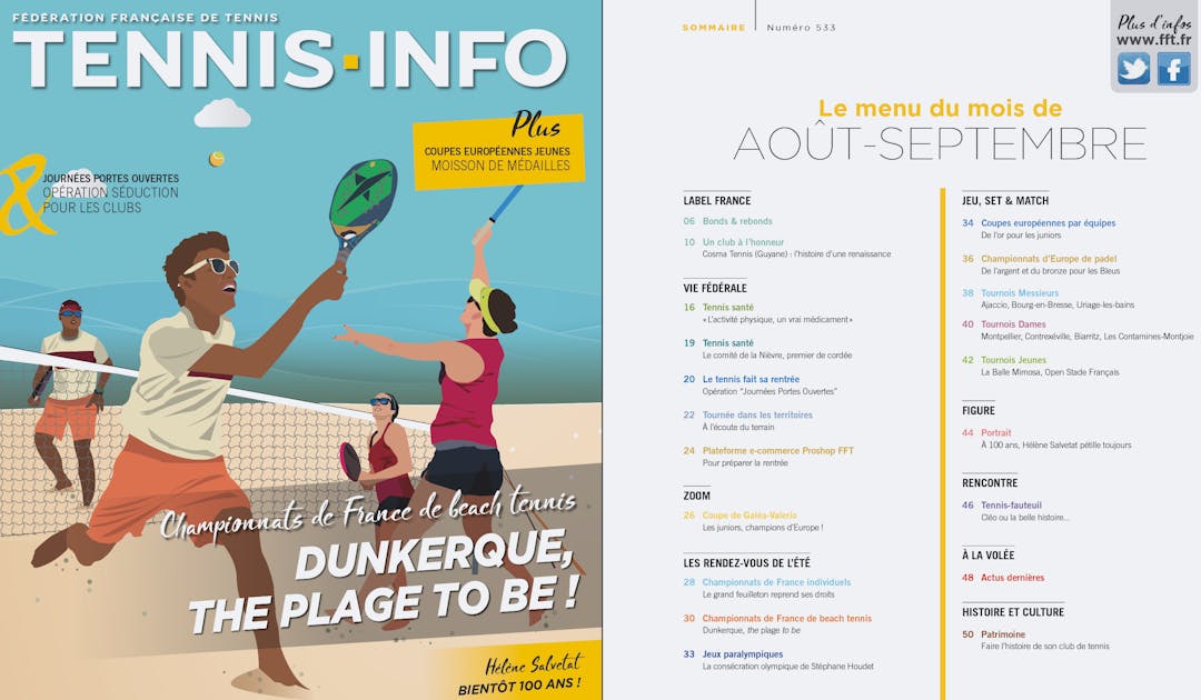 Découvrez le Tennis Info n°533 | Fédération française de tennis