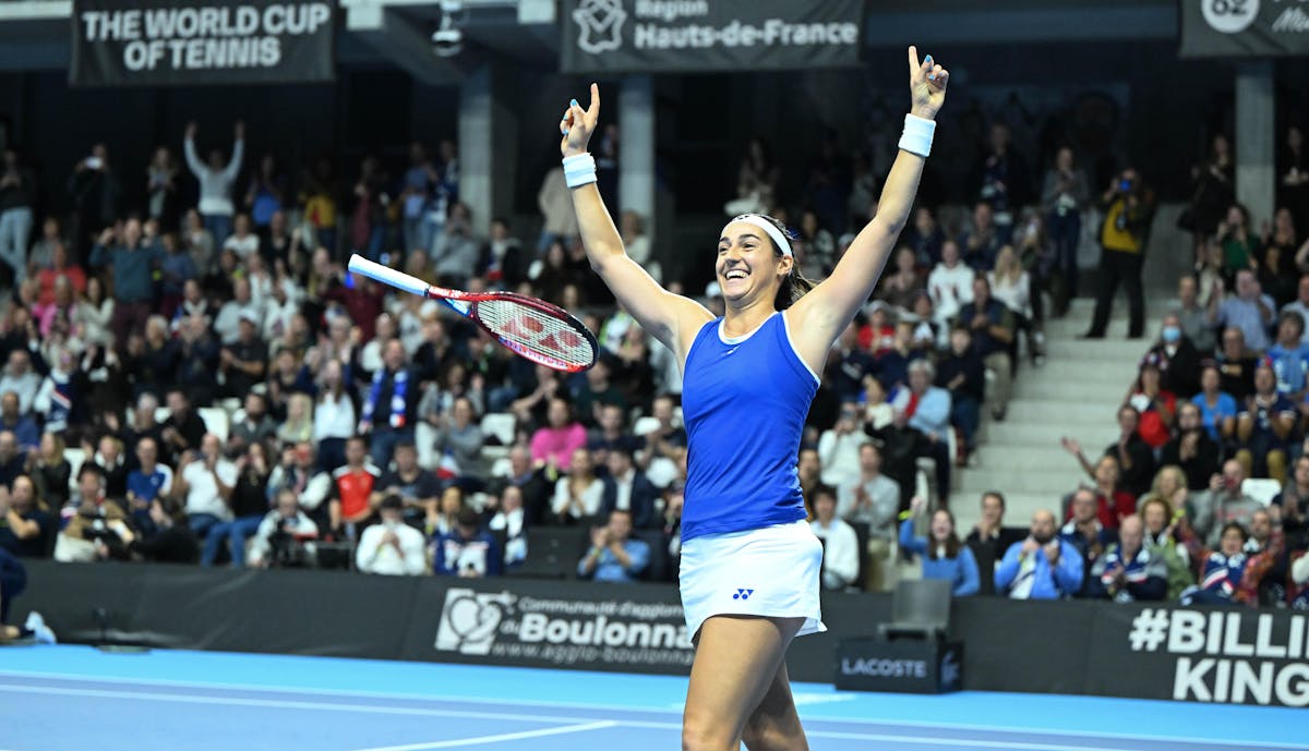 Caroline Garcia assure le maintien de l'équipe de France dans le groupe mondial au Portel | Fédération française de tennis