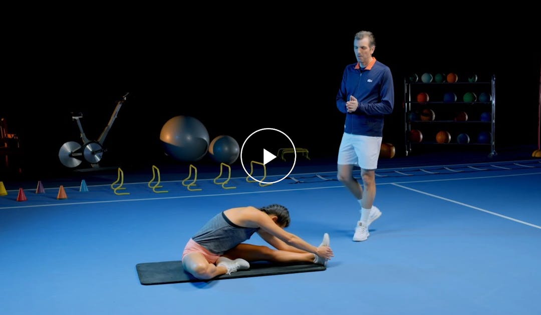 Nouveau tuto physique sur FFT TV - étirements statiques | Fédération française de tennis