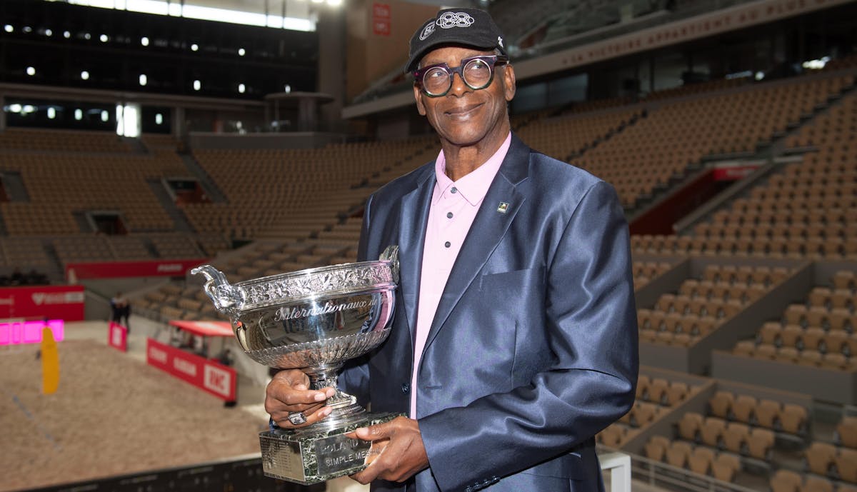 Bob Beamon en visite à Roland-Garros | Fédération française de tennis