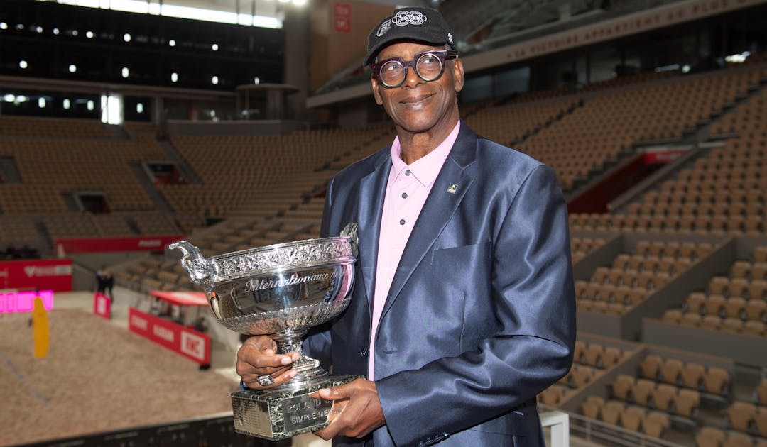 Bob Beamon en visite à Roland-Garros | Fédération française de tennis