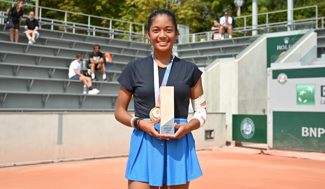 17/18 ans filles : Sarah Rakotomanga Rajaonah en rêvait tant | Fédération française de tennis