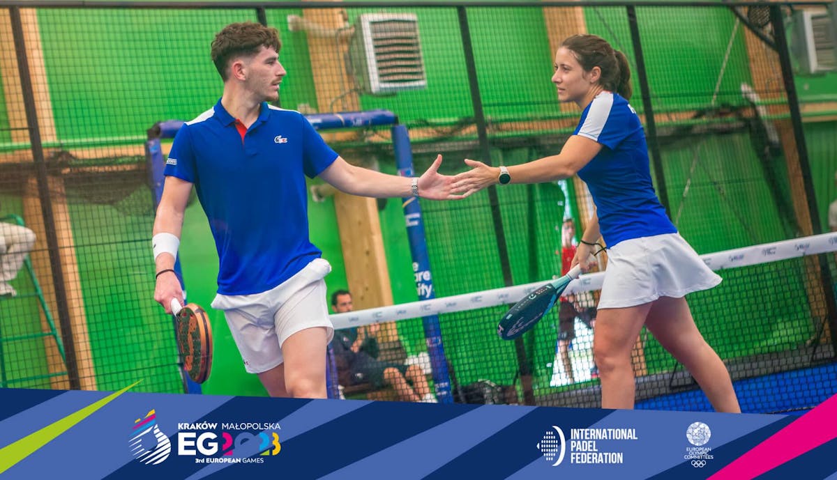 Leygue/Pothier joueront le bronze aux Jeux européens | Fédération française de tennis