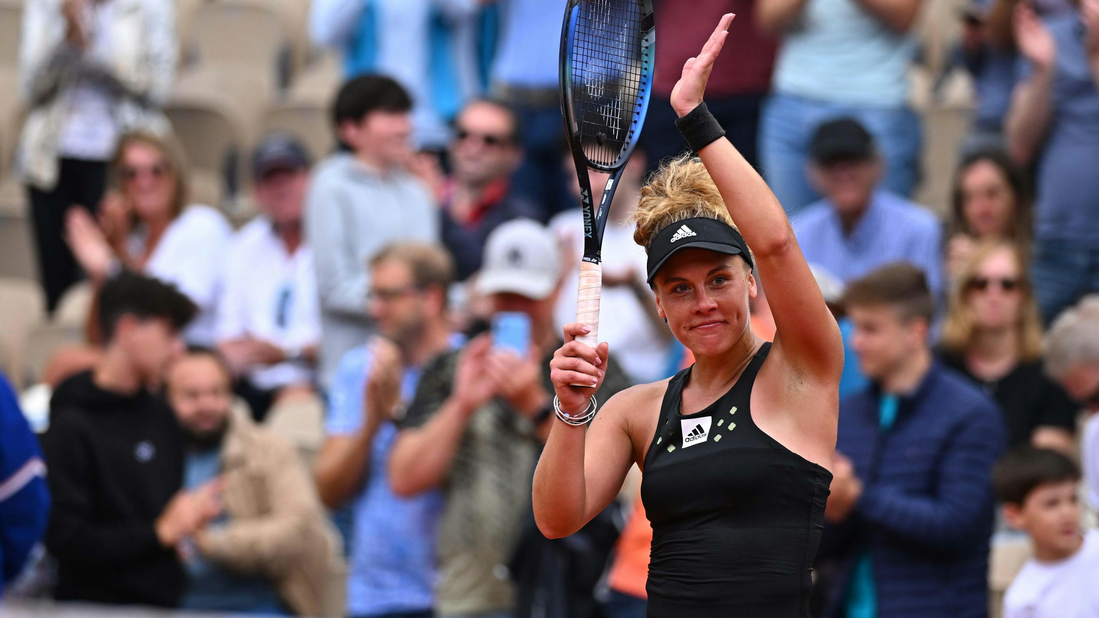 Léolia Jeanjean est à une marche de disputer son premier Open d'Australie.