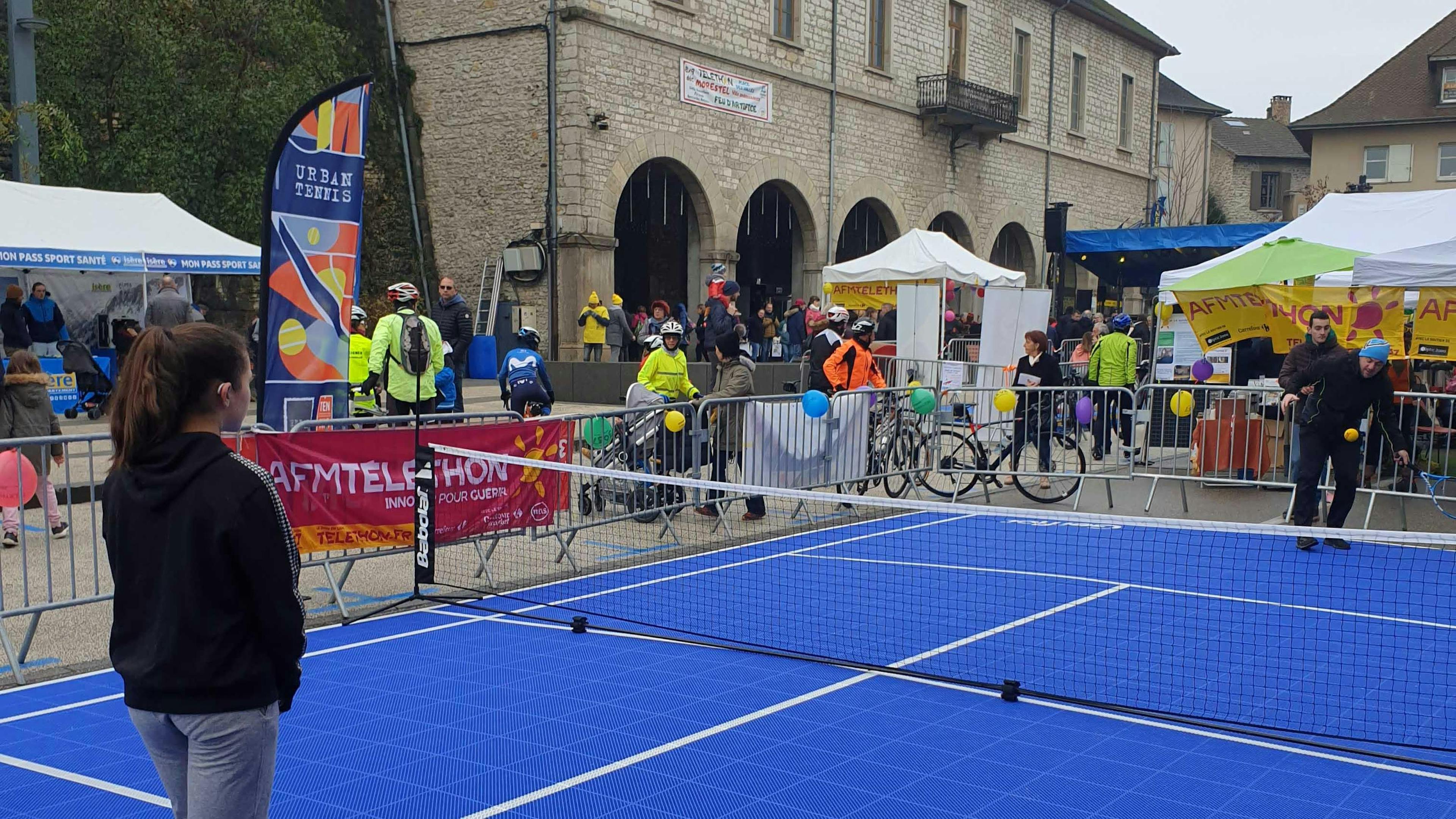 Morestel à l'heure du Téléthon et de l'Urban Tennis !