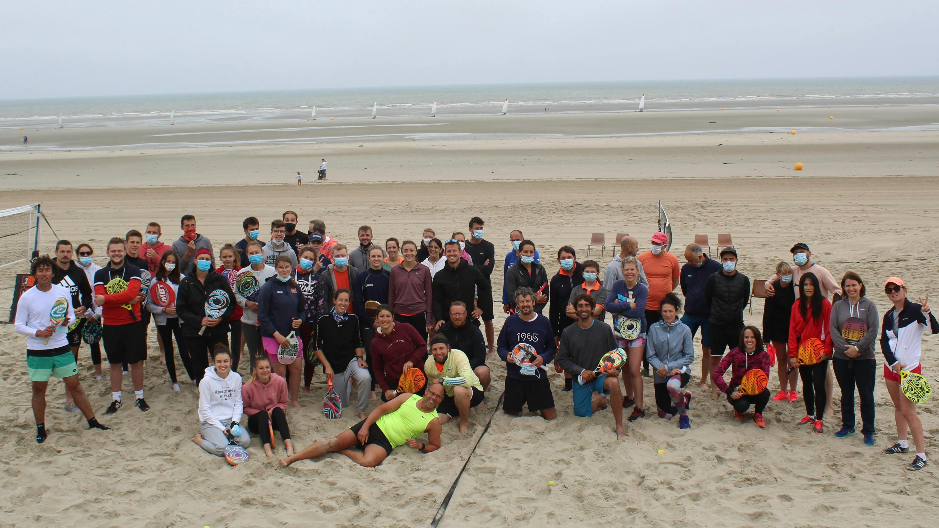 La Cote Picarde réunit de nombreux passionés de beach tennis !