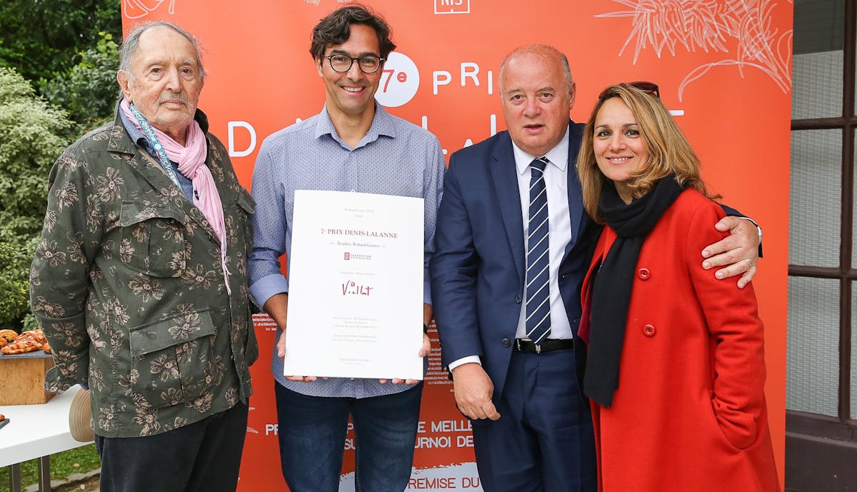 Laurent Favre, lauréat du prix Denis-Lalanne | Fédération française de tennis