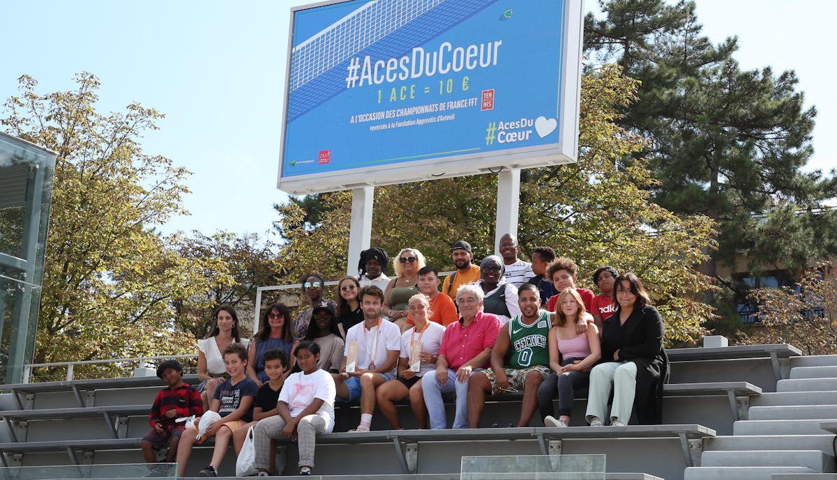 Aces du Cœur, l’initiative solidaire de BNP Paribas pour les Apprentis d’Auteuil | Fédération française de tennis