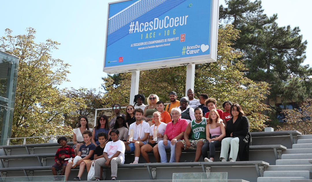 Aces du Cœur, l’initiative solidaire de BNP Paribas pour les Apprentis d’Auteuil | Fédération française de tennis