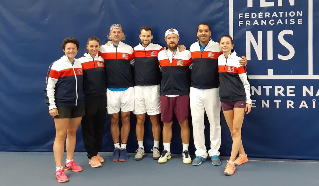 L&#039;équipe de France de tennis sourds et malentendants se prépare | Fédération française de tennis