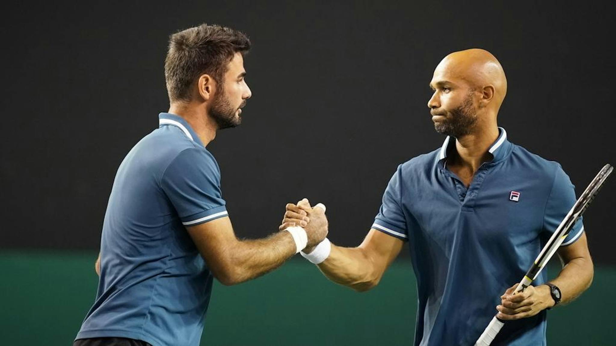 Fabien Reboul et Sadio Doumbia lors du dernier Rolex Paris Masters