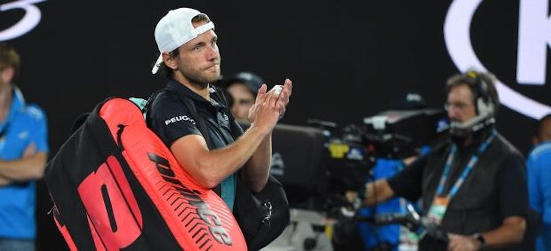 Open d’Australie : Pouille stoppé par Djokovic | Fédération française de tennis