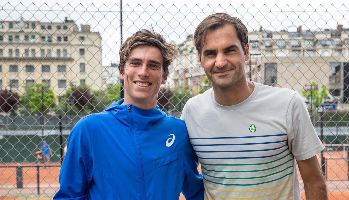 Blancaneaux : &quot;Comme un rêve de jouer avec Federer&quot; | Fédération française de tennis