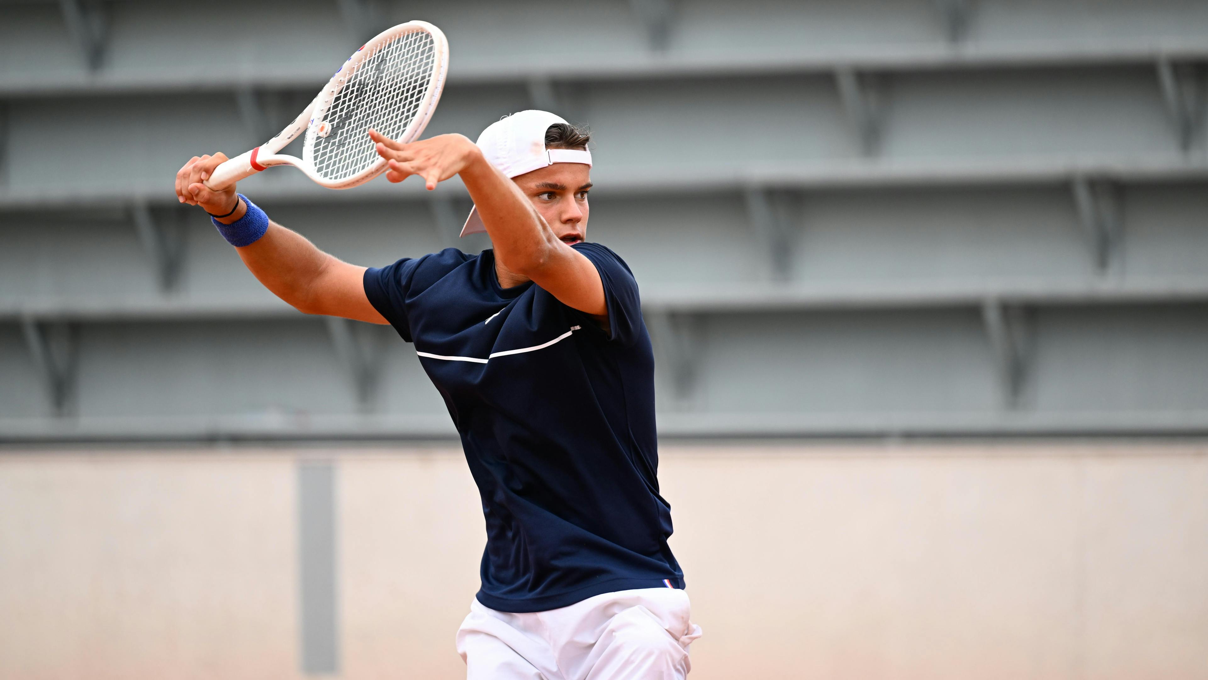 Timéo Bretin pendant la finale des championnats de France 15/16 ans