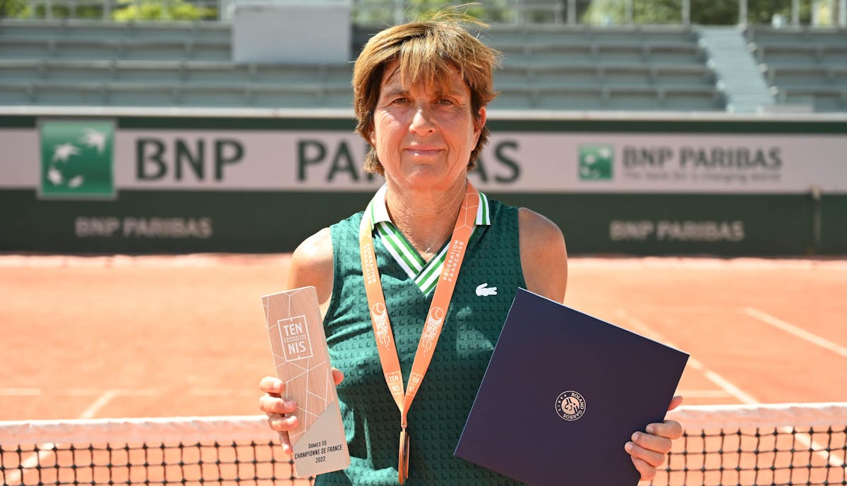 55 ans dames : Marielle Lapadu, onze majeur | Fédération française de tennis