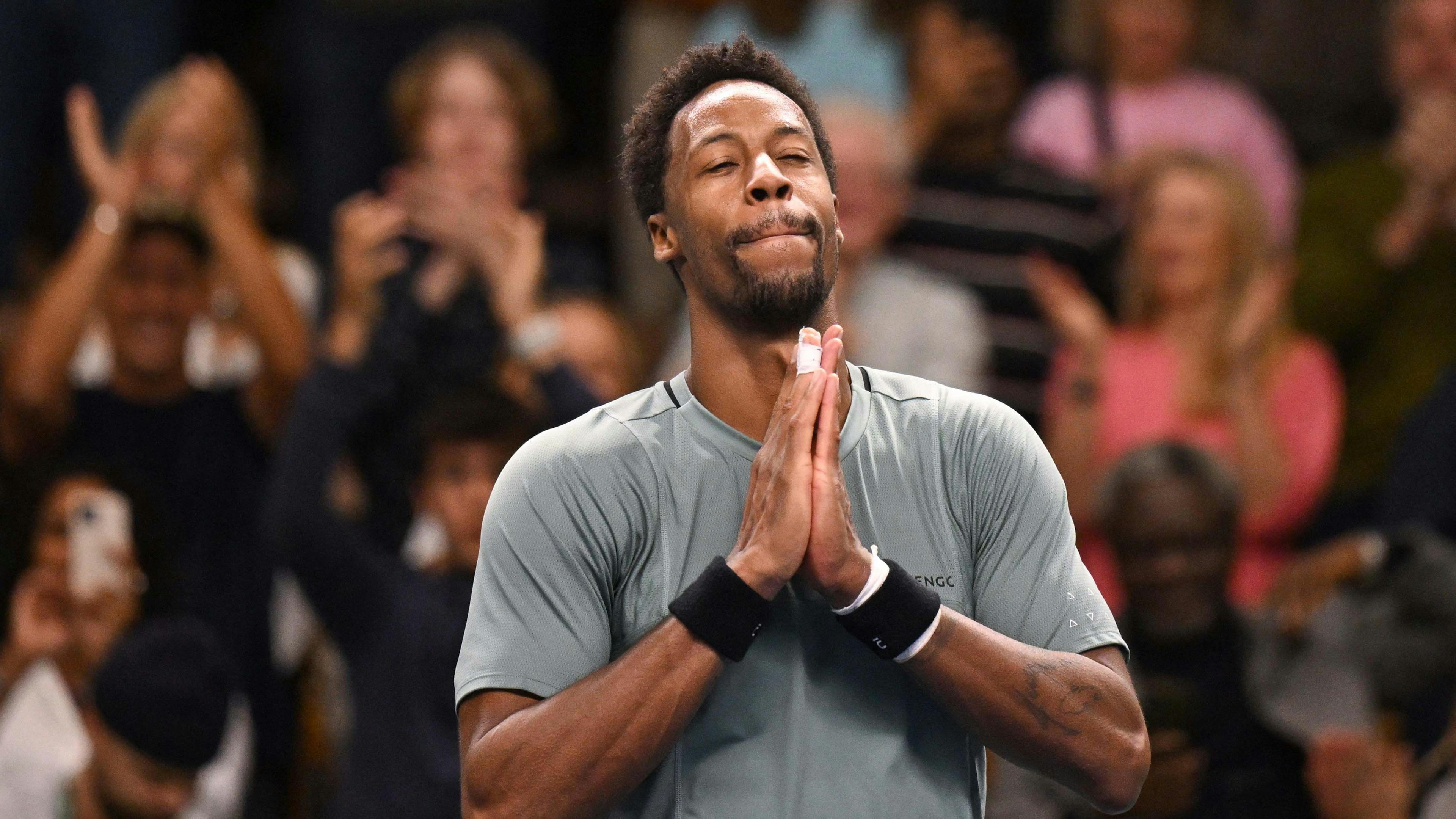 Soulagé après ce très gros combat, Gaël Monfils a reçu une ovation méritée du public de Stockholm