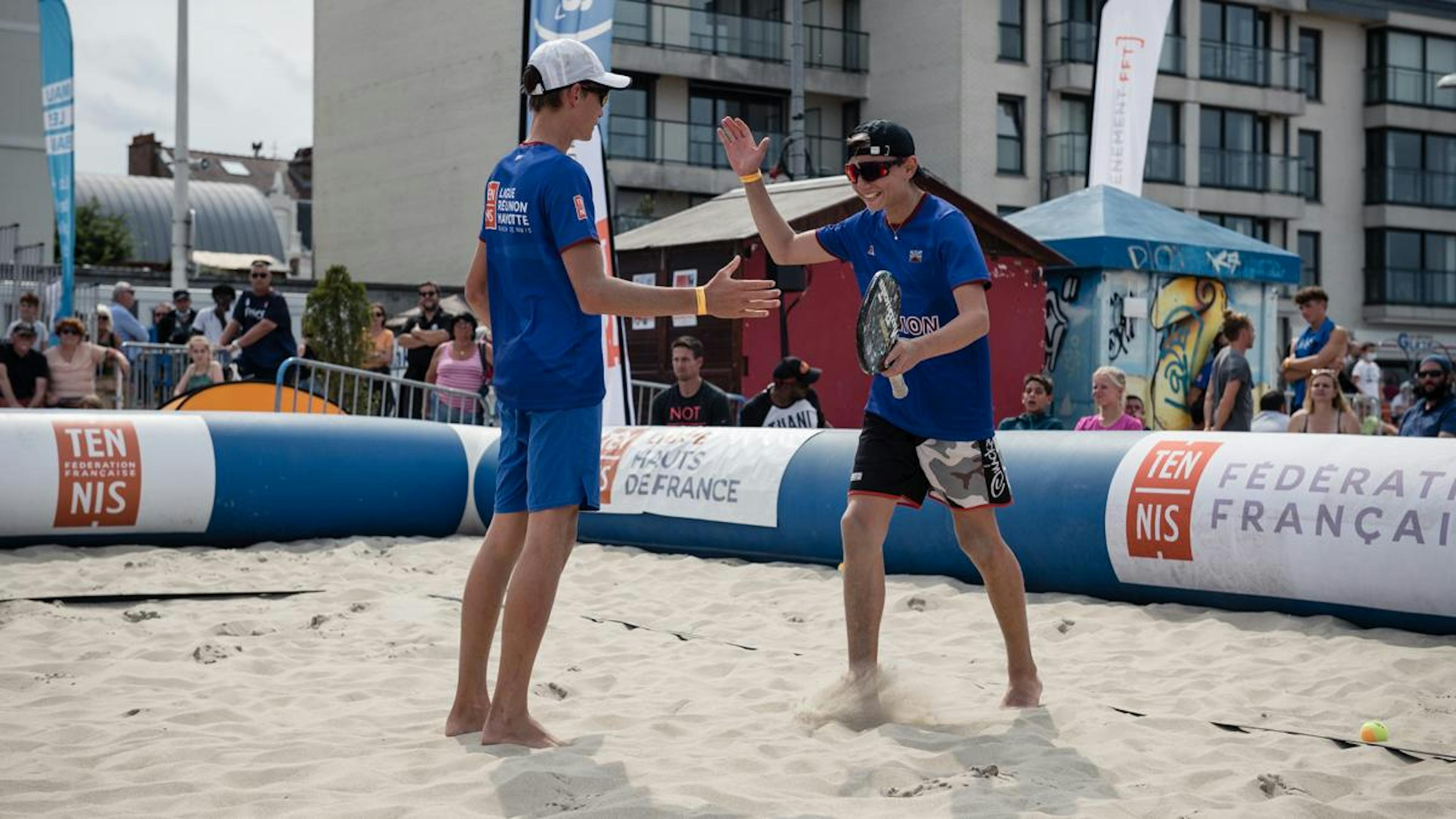 Mahé Bourjea et Thomas Portolleau, champions de France 2021 15/16 ans