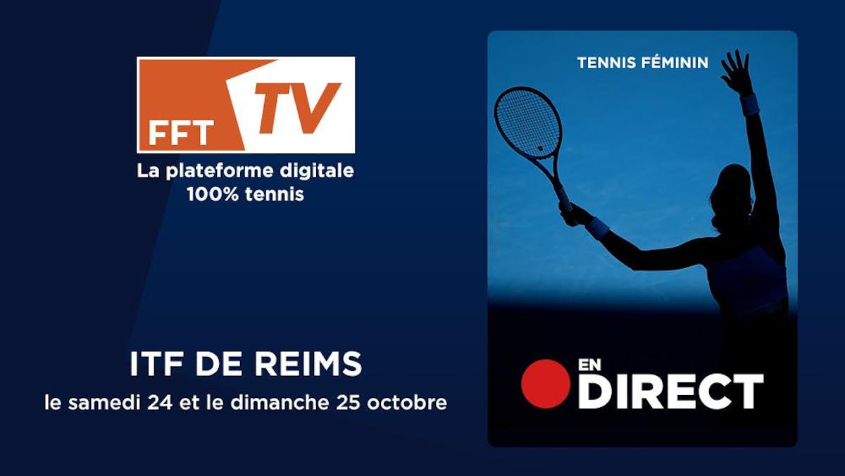 Océane Dodin s'impose à Reims en direct sur FFT TV | Fédération française de tennis