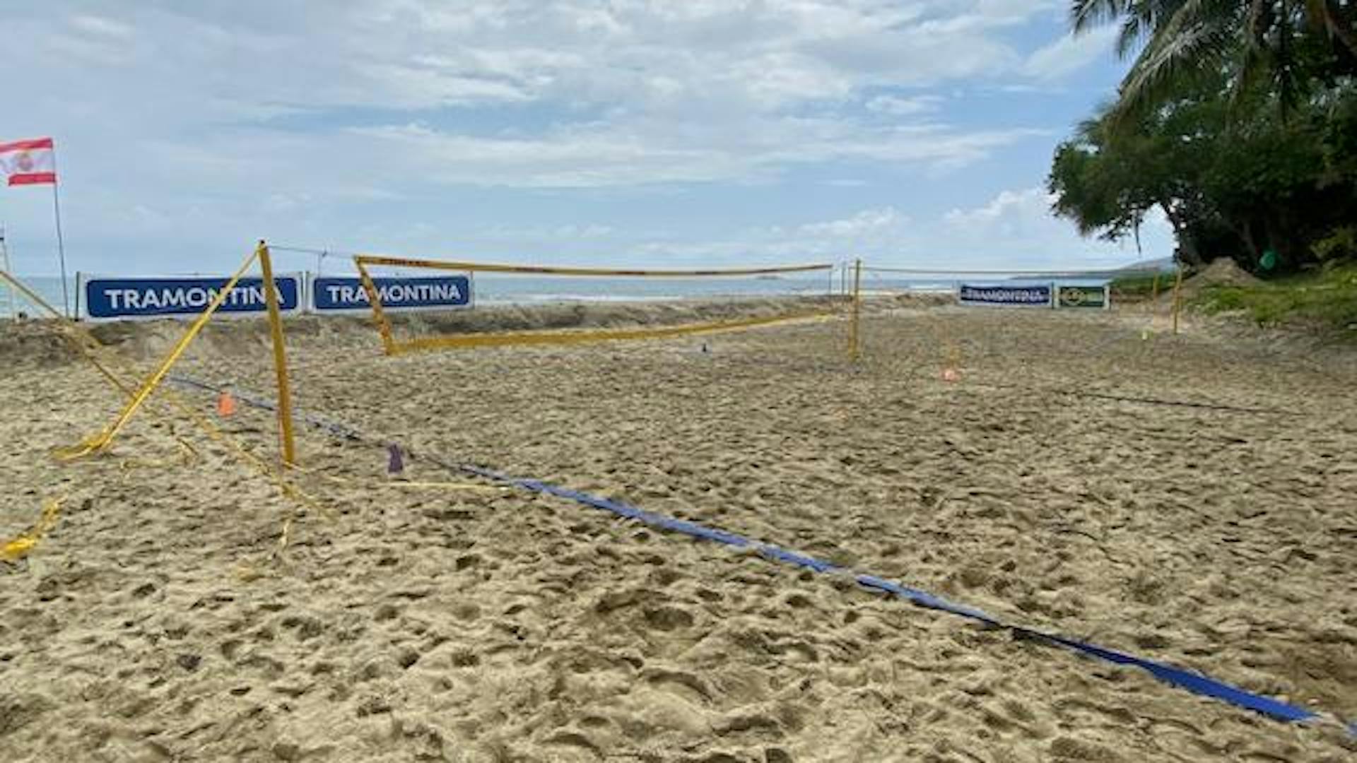 Avec ses superbes plages, la Nouvelle-Calédonie est taillée pour le beach tennis.