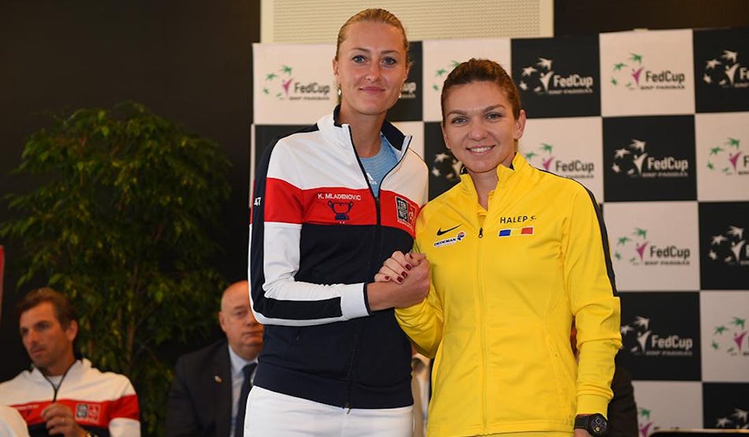 Mladenovic face au défi Halep | Fédération française de tennis