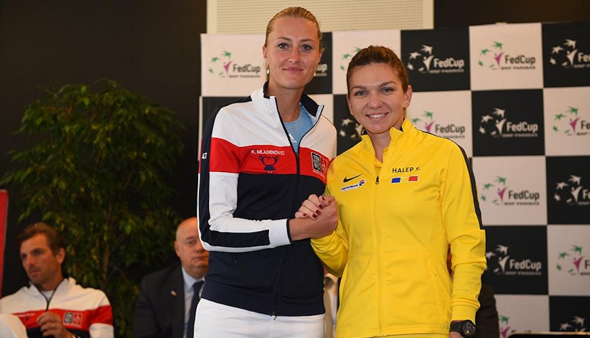 Mladenovic face au défi Halep | Fédération française de tennis