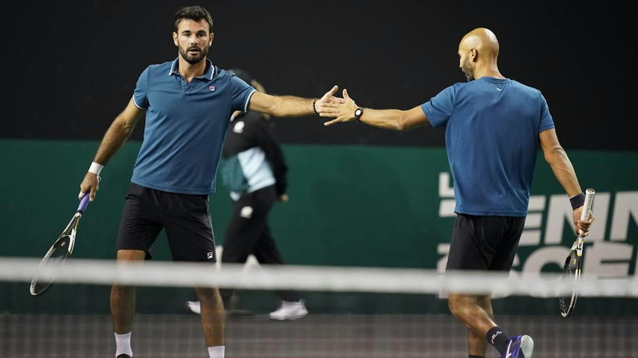  Fabien Reboul et Sadio Doumbia lors du dernier Rolex Paris Masters