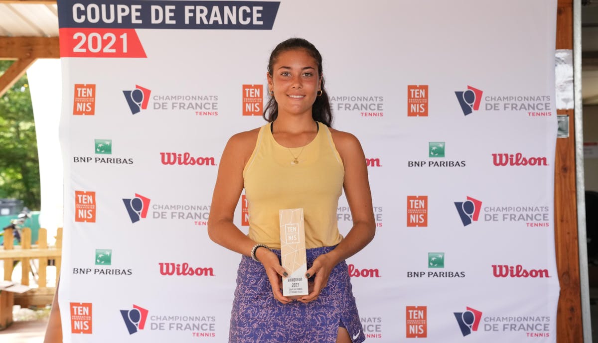17-18 ans : Carolann Delaunay, "que du bonheur" ! | Fédération française de tennis